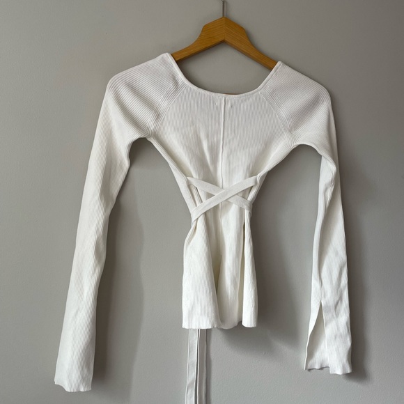 Wilfred white bell sleeve top - Picture 7 of 10
